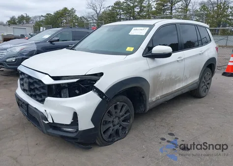 2023 Honda Passport Awd Ex-L из США, поврежденный, VIN 5FNYF8H53PB024286